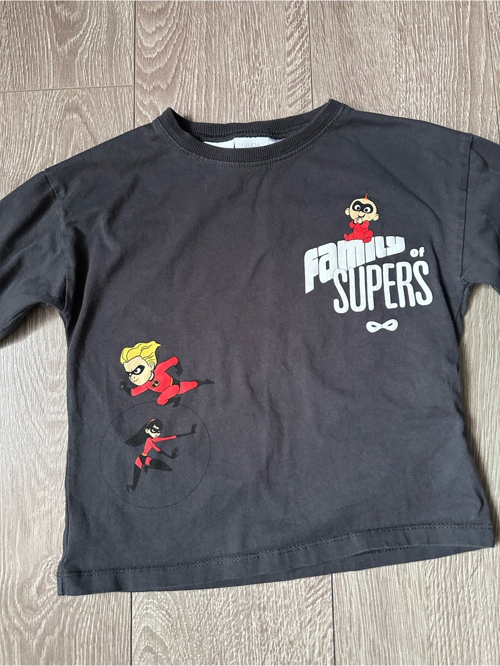 Zara Disney Pixar The Incredibles Kids Superhero Graphic Tee